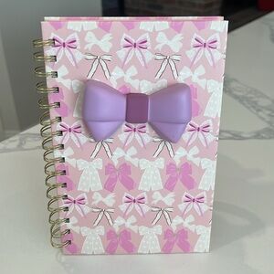 🎀Cute.🎀 BOW NOTEBOOK🎀
